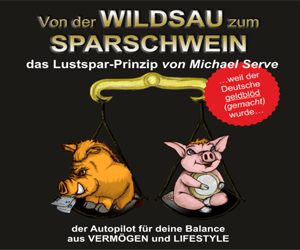 Cover "Von der Wildsau zum Sparschwein" von Michael Serve