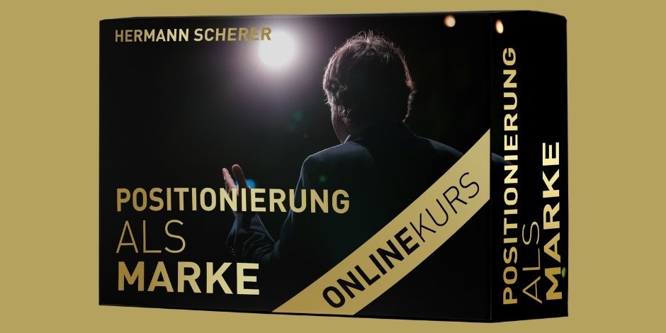Cover Online-Kurs "Positionierung als Marke" Herrmann Scherer